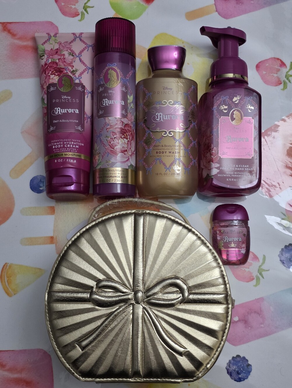 Bath & Body Works Disney Princess Aurora 6 Piece Body Care Gift Set NEW